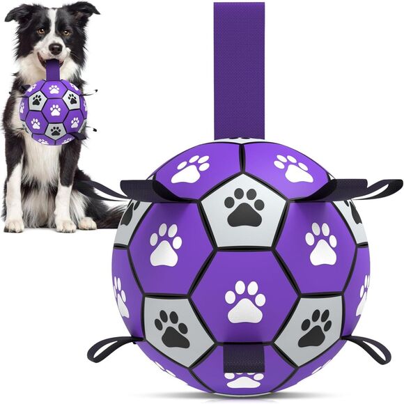 Other - Score Big with Your Pup! Interactive 6" Dog Soccer Ball with Grab Tabs